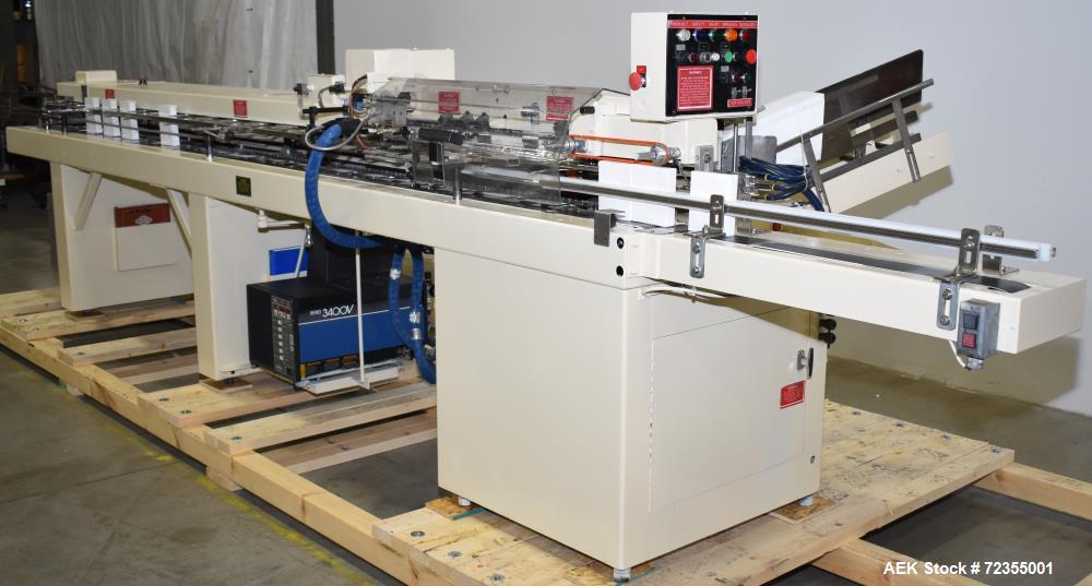 Used Bivans Model 74G Vertuck Semi-Automatic Vertical Cartoner.